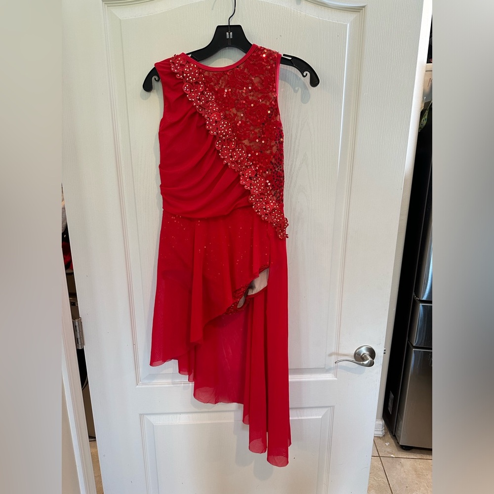 Weissman Red Kids Dance Costume